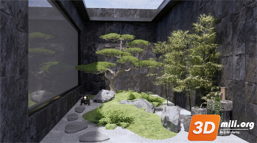 Mini Garden Skp Files 